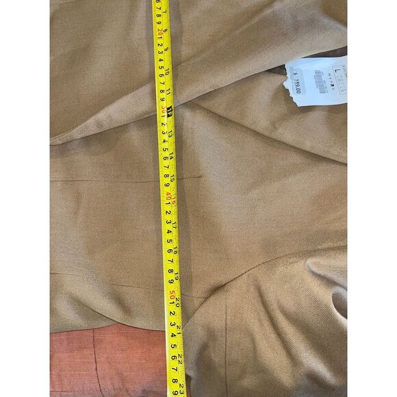 NWT Zara Mens Tan Wool Oversized Blazer Size Large - Picture 5 of 7